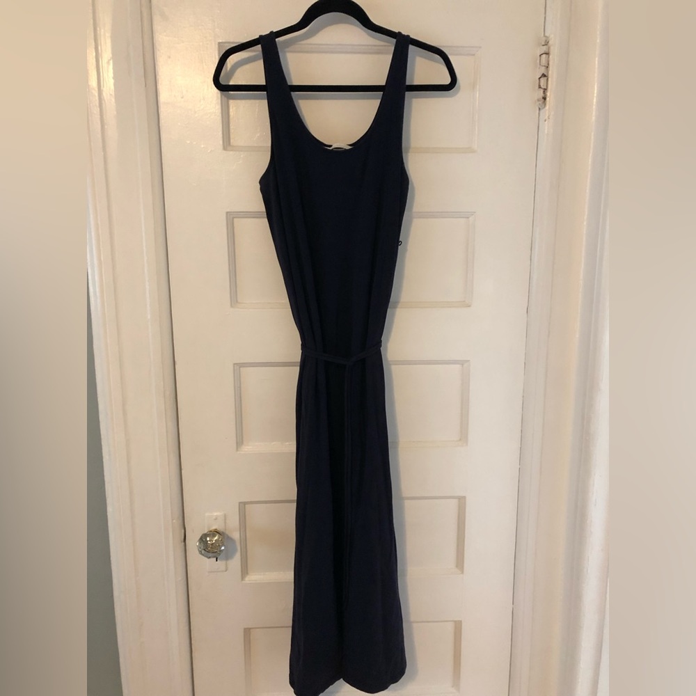 H&M mama navy blue sleeveless dress